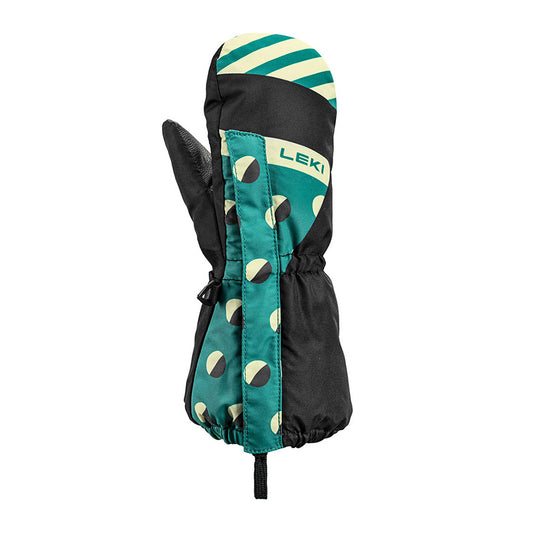 Little Paw Mitt Long - Black/Medium Green