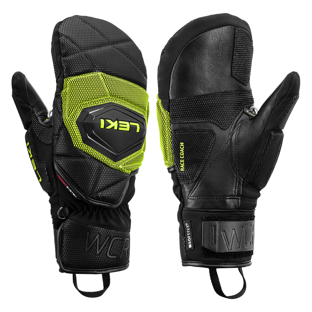 WCR Coach 3D Mitt - Black/Ice Lemon