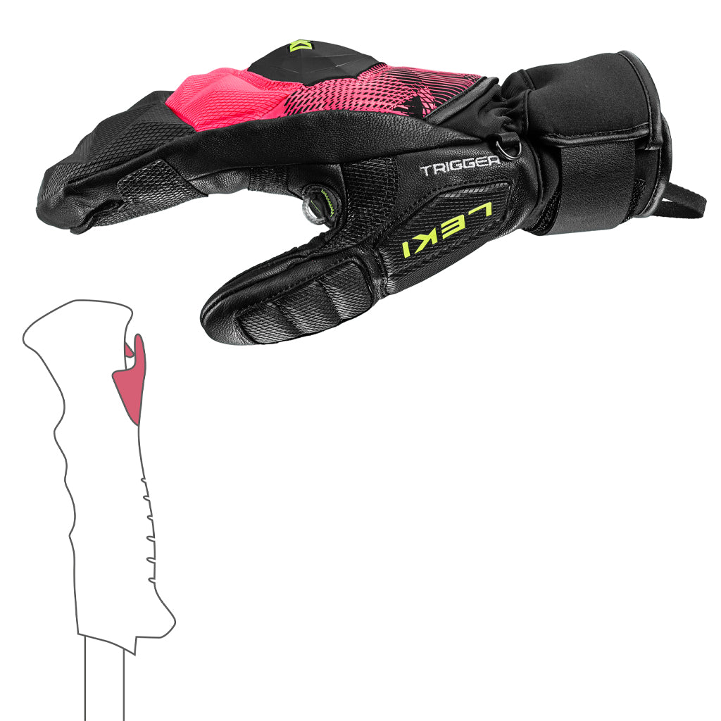 WCR Pro TR Mitt - Black/Neonpink/Neonyellow