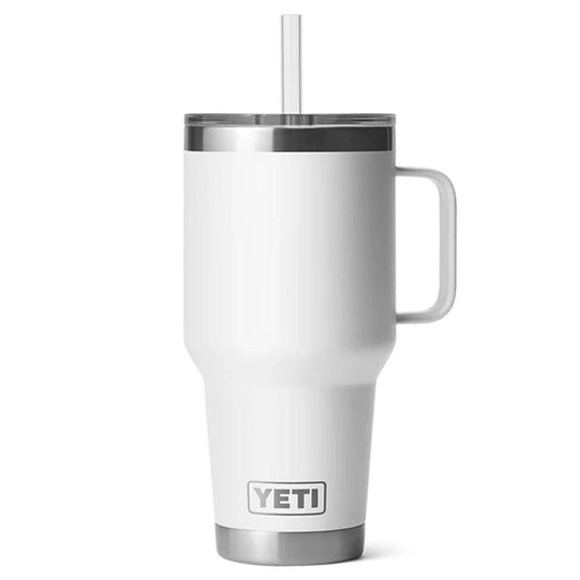 Rambler 35 oz Straw Mug - White