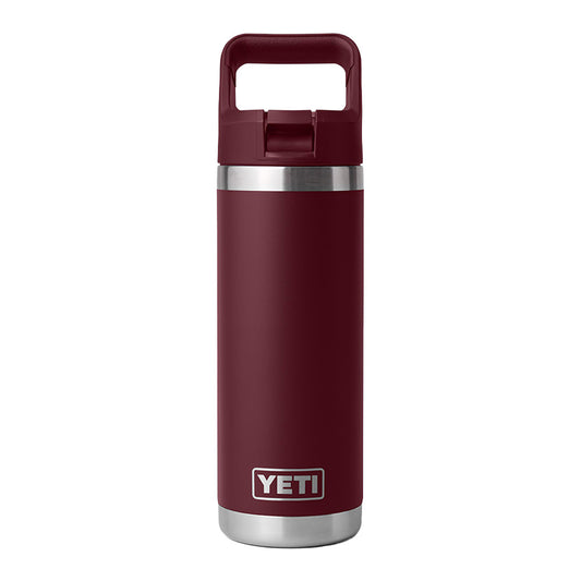 Rambler 18oz C Straw Bottle Wild Wine Red Wetlands