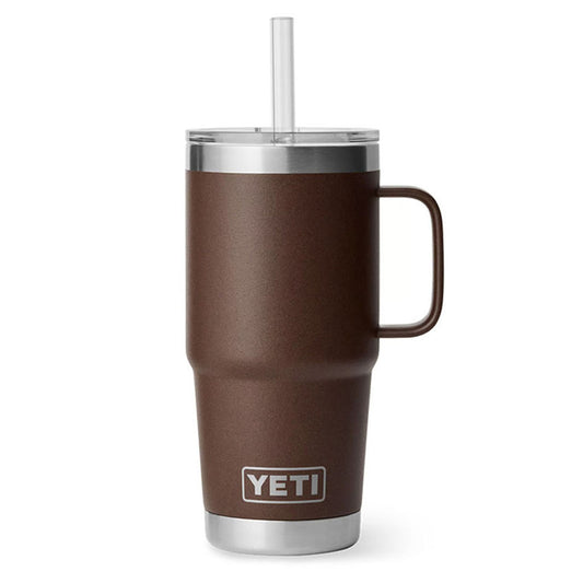 Rambler 25 Oz Straw Mug - Wetlands Brown