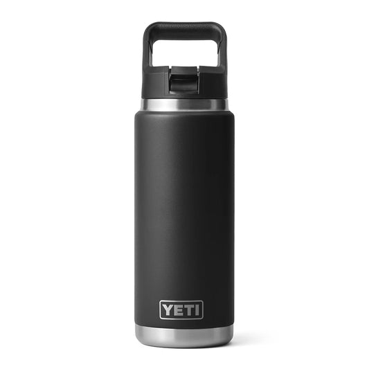 Rambler 26 oz Straw Bottle - Black