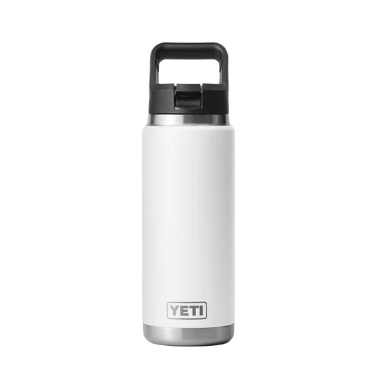 Rambler 26 oz Straw Bottle - White