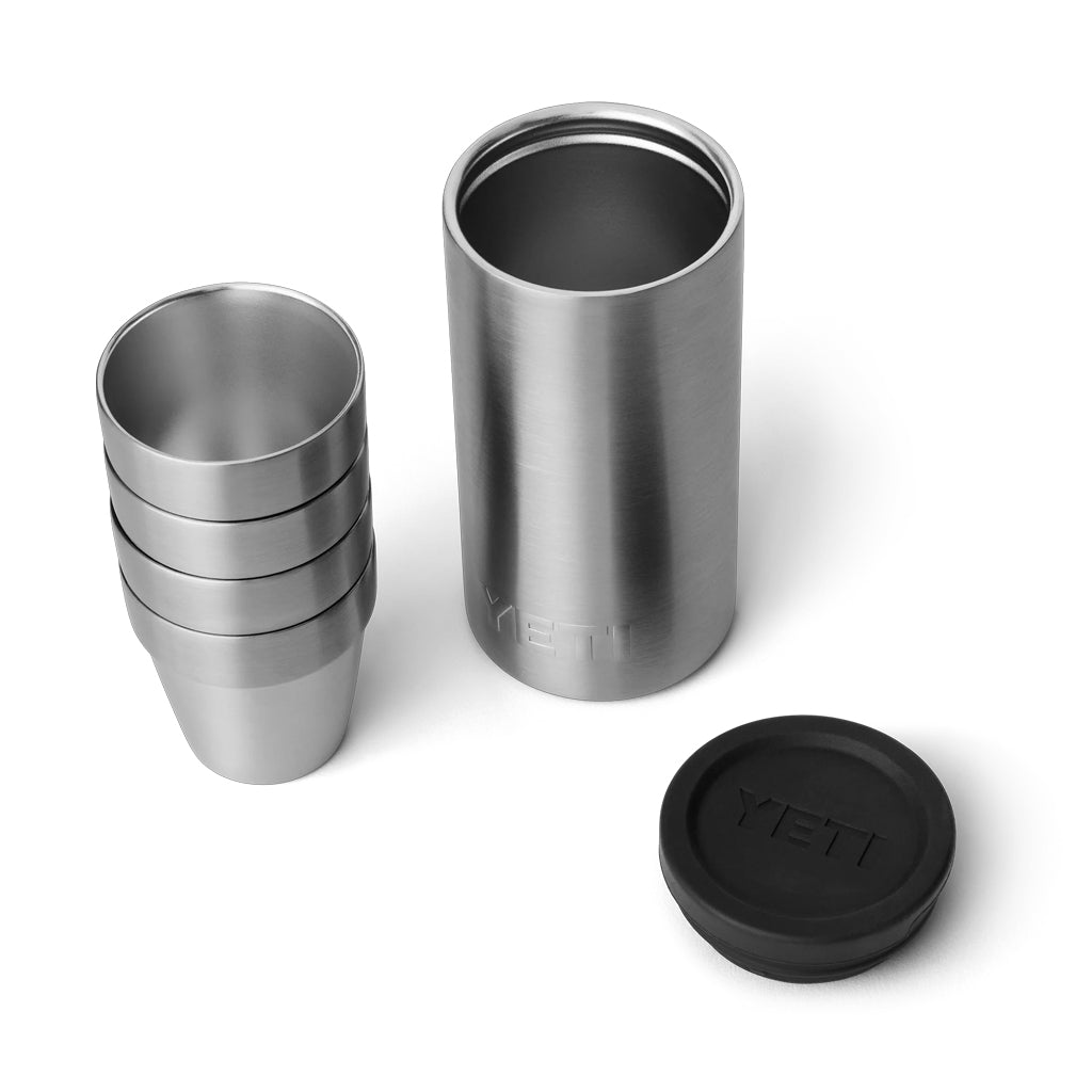 Shot Glasses & Case - Stainless