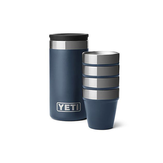 Shot Glasses & Case - Navy