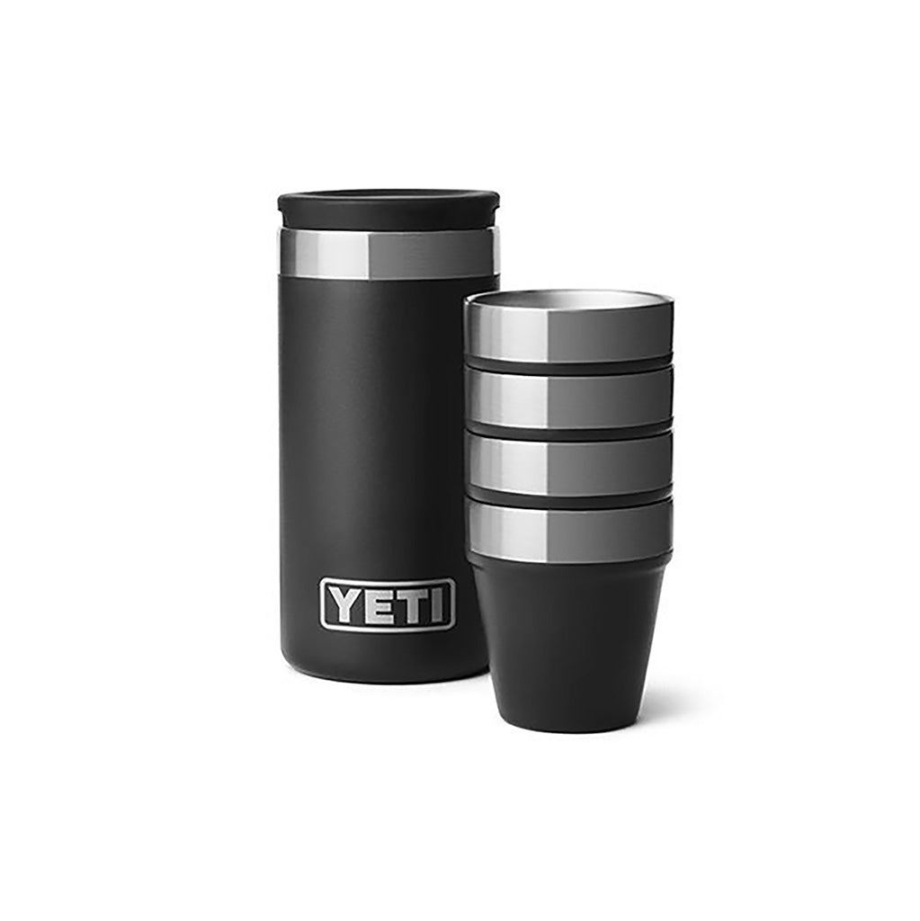 YETI Shot Glasses & Case - Black