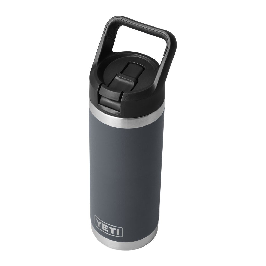 Rambler 18 oz Straw Bottle - Charcoal