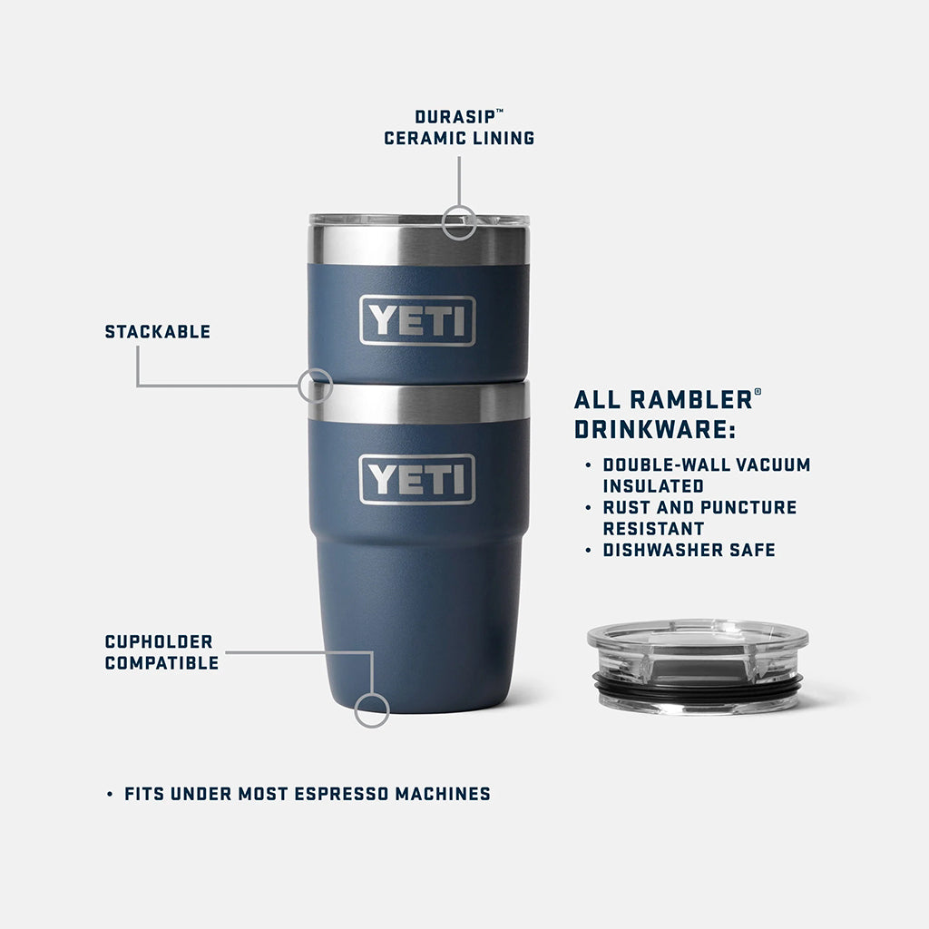 Rambler 8 oz CL Stackable Cup MS - King Crab Orange