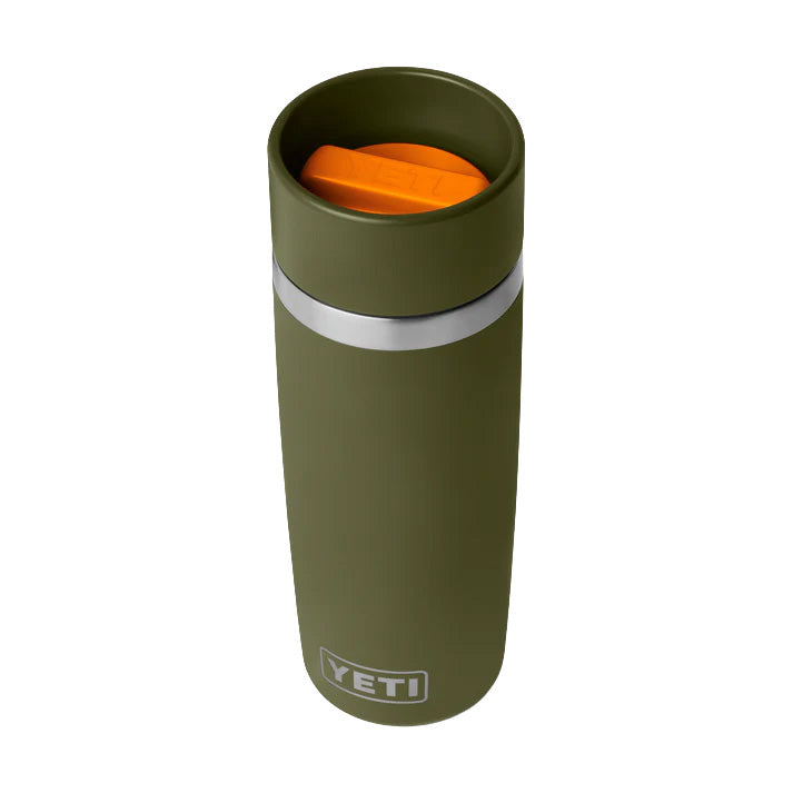 Rambler 16 oz Travel Bottle - Olive/King Crab Orange