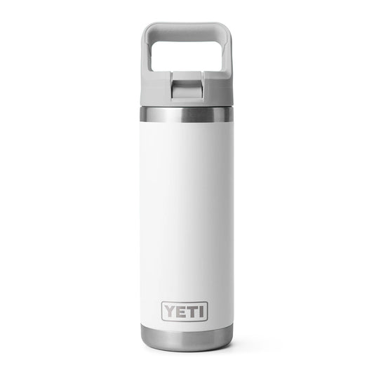 Rambler 18oz C Straw Bottle - White