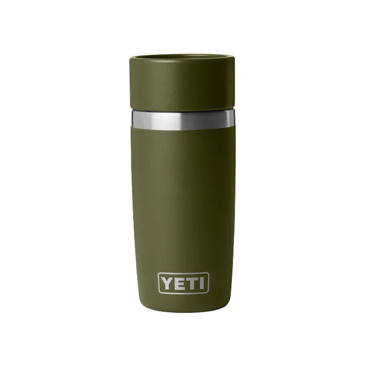 Rambler 12 oz Travel Bottle - Olive/King Crab Orange