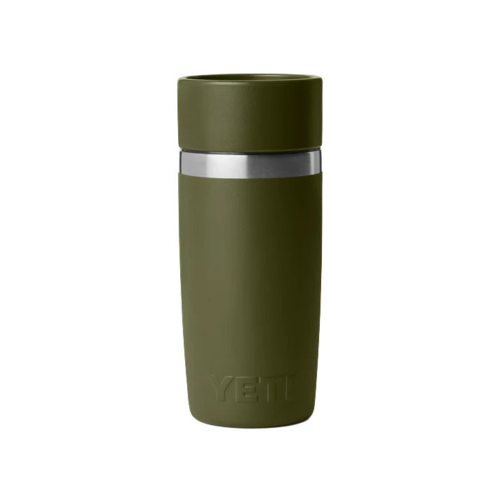 Rambler 12 oz Travel Bottle - Olive/King Crab Orange
