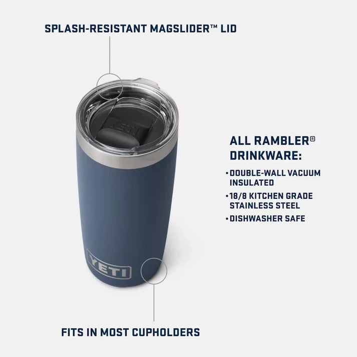 Rambler 10 oz Tumbler - Olive/King Crab Orange