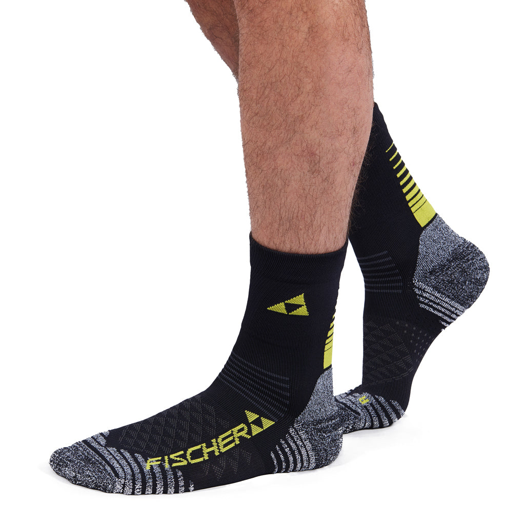 XC Socks Short Skisock Nordic - Black/Yellow