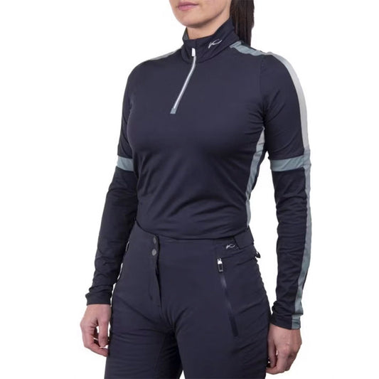 Women Race Midlayer Half-Zip - Deep Space/Patina