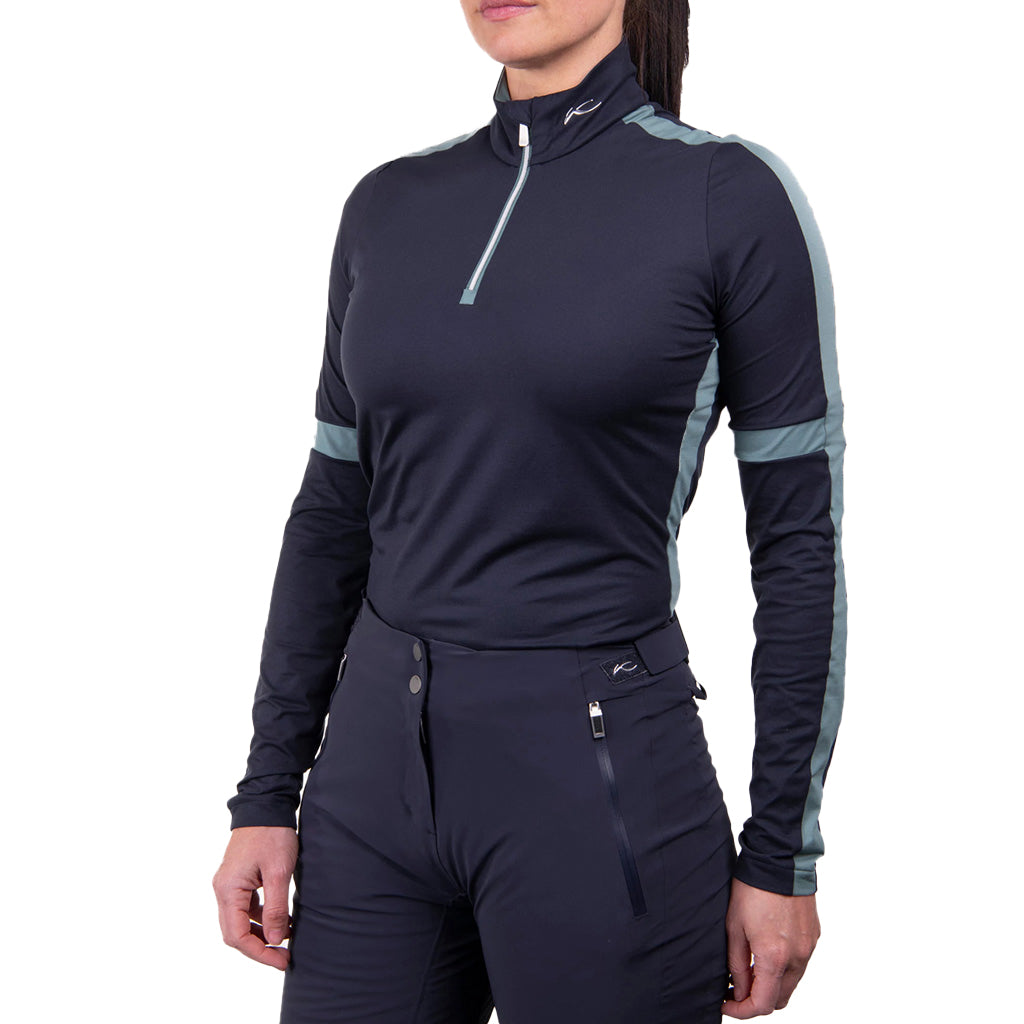 Women Race Midlayer Half-Zip Deep Space/Patina