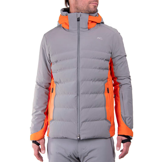 Men Green Line Jacket - Pewter
