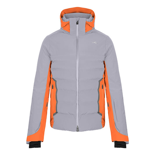Men Green Line Jacket Pewter