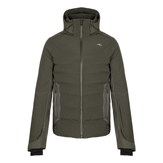 Men Green Line Jacket Dark Olive/Dark Olive