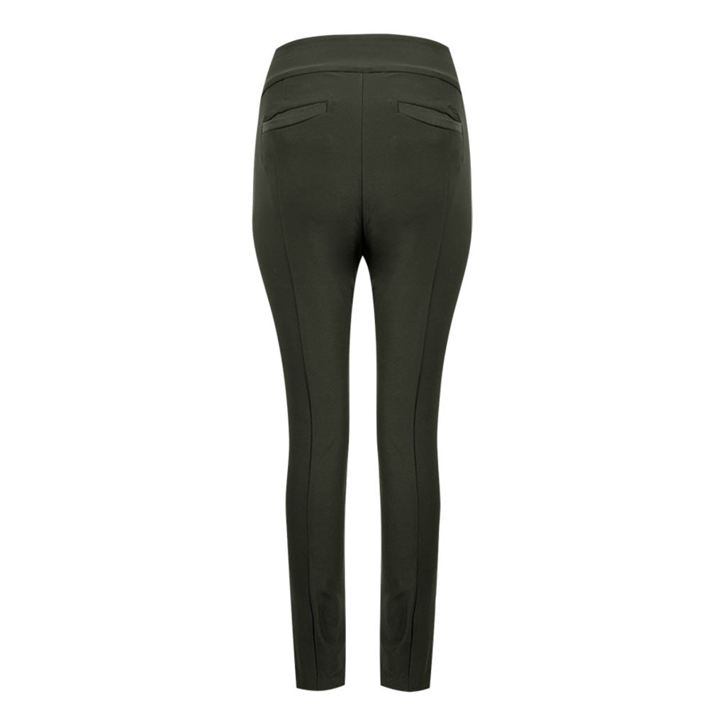 Women Imani High Waist Pant Dark Olive SAMPLE