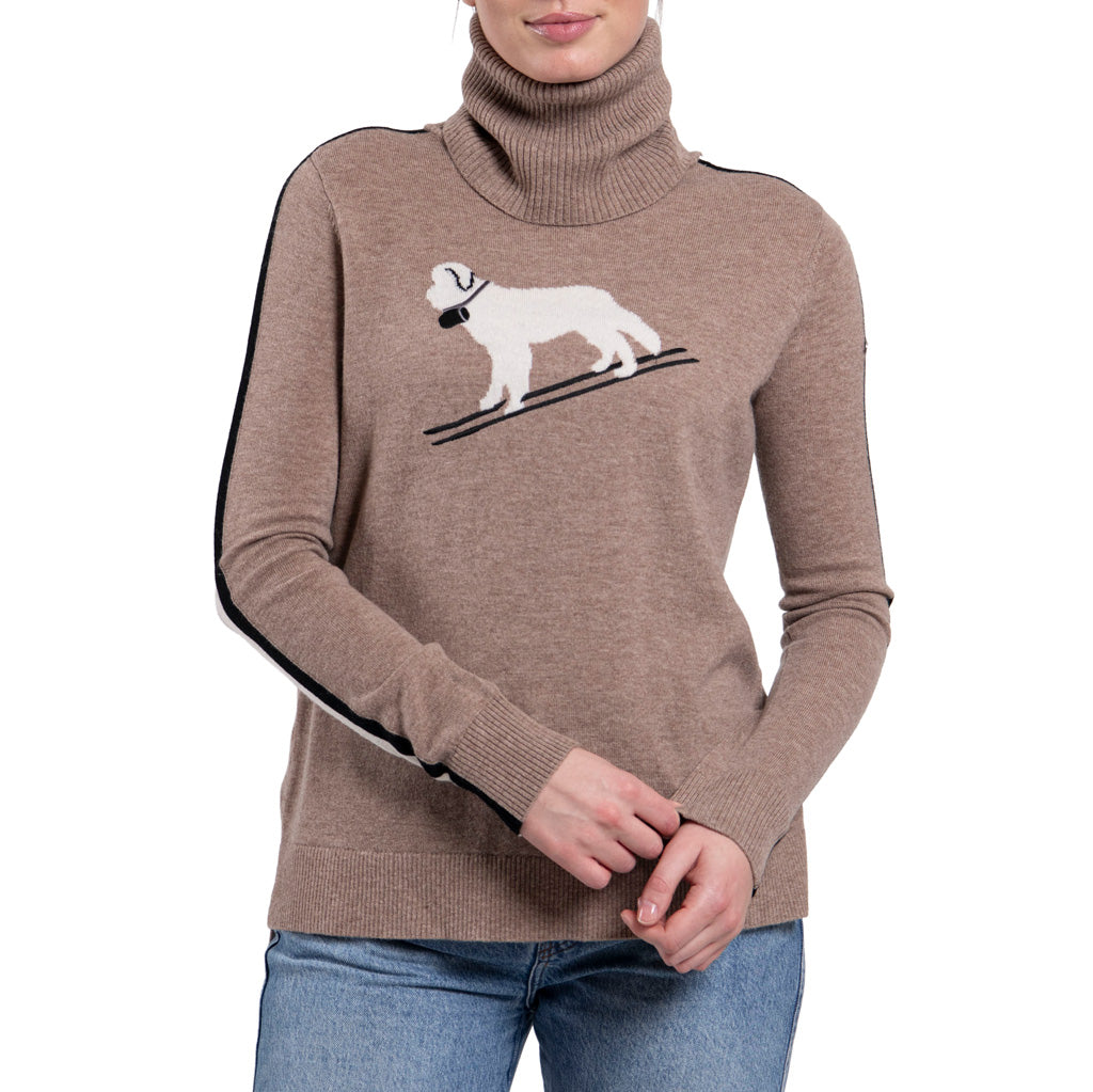 Women Snow Sweater Willow/Black SAMPLE