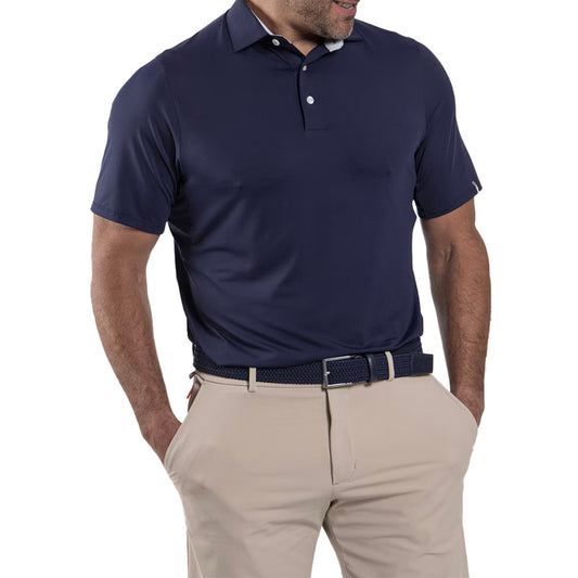Men Soren Solid Polo S/S - Atlanta Blue