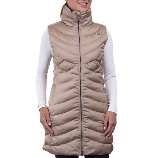 Women Klosters Vest Almond