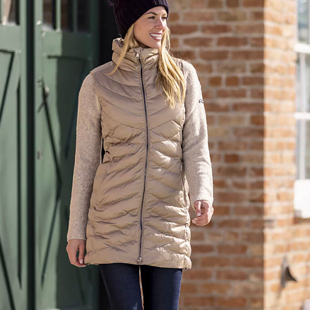 Women Klosters Vest Almond