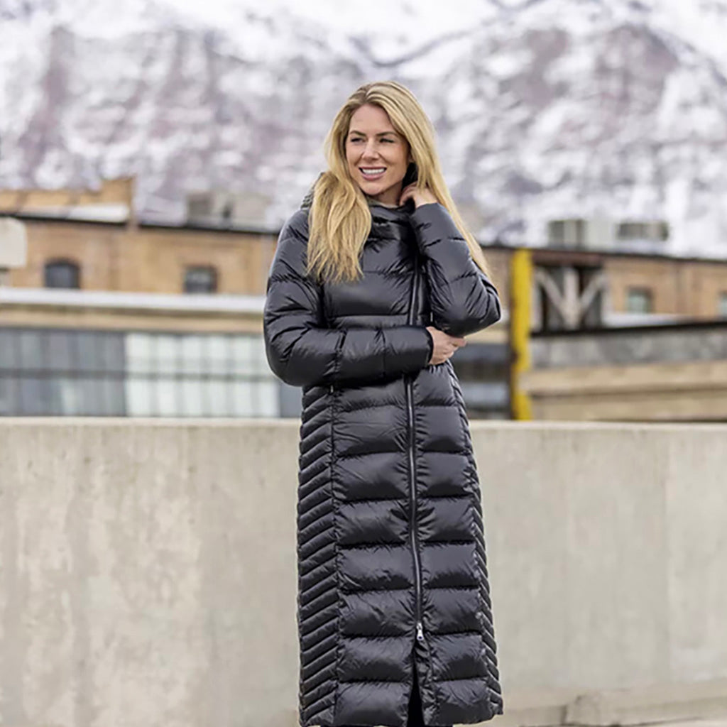 Women Alina Long Coat Black