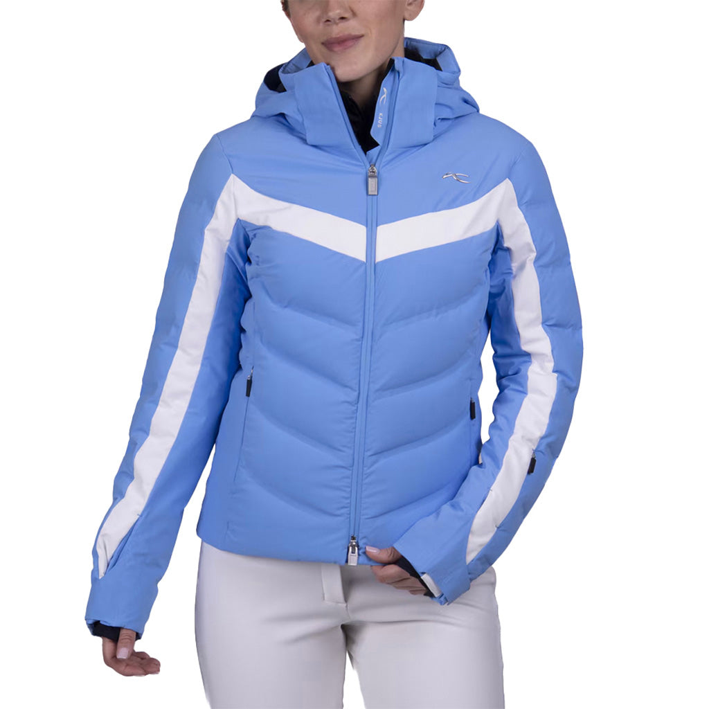 Women Momentum Jacket Blue Opal/White Sample