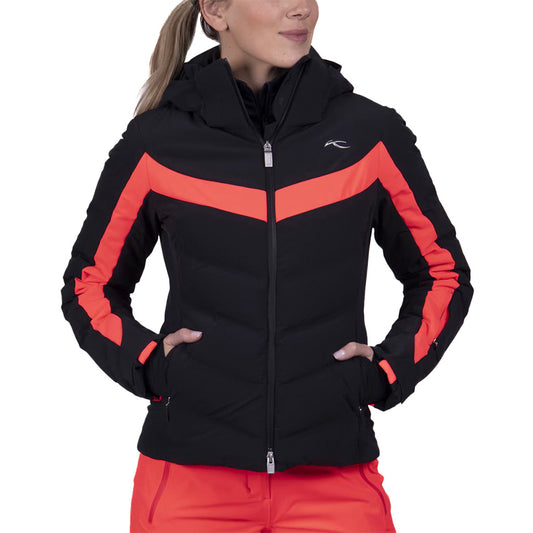 Women Momentum Jacket Black/Hibiscus Sample
