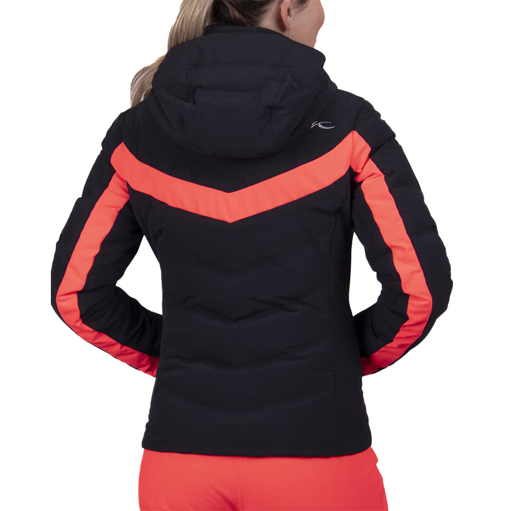 Women Momentum Jacket Black/Hibiscus Sample