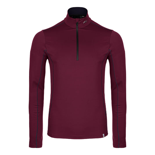 Men Taos Midlayer Half-Zip Crimson
