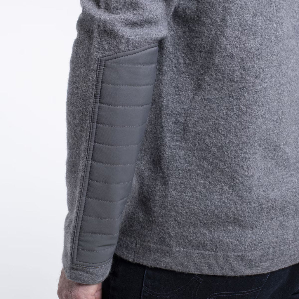 Men Aspen Midlayer Half-Zip - Steel Grey