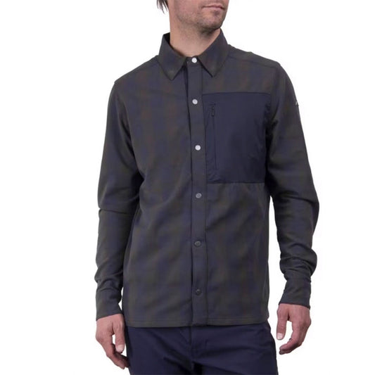 Men Circle Shirt - Dark Olive/Deep Space