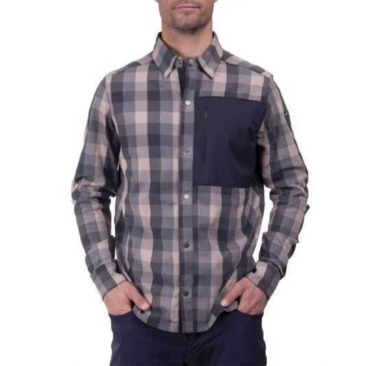 Men Circle Shirt - Almond/Deep Space
