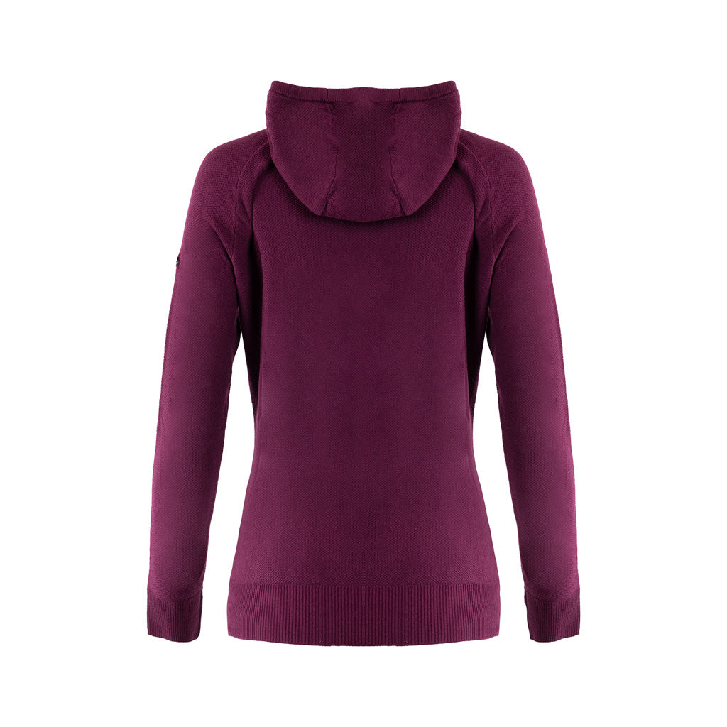 Women Kessy Hooded Sweater Deep Ruby SAMPLE