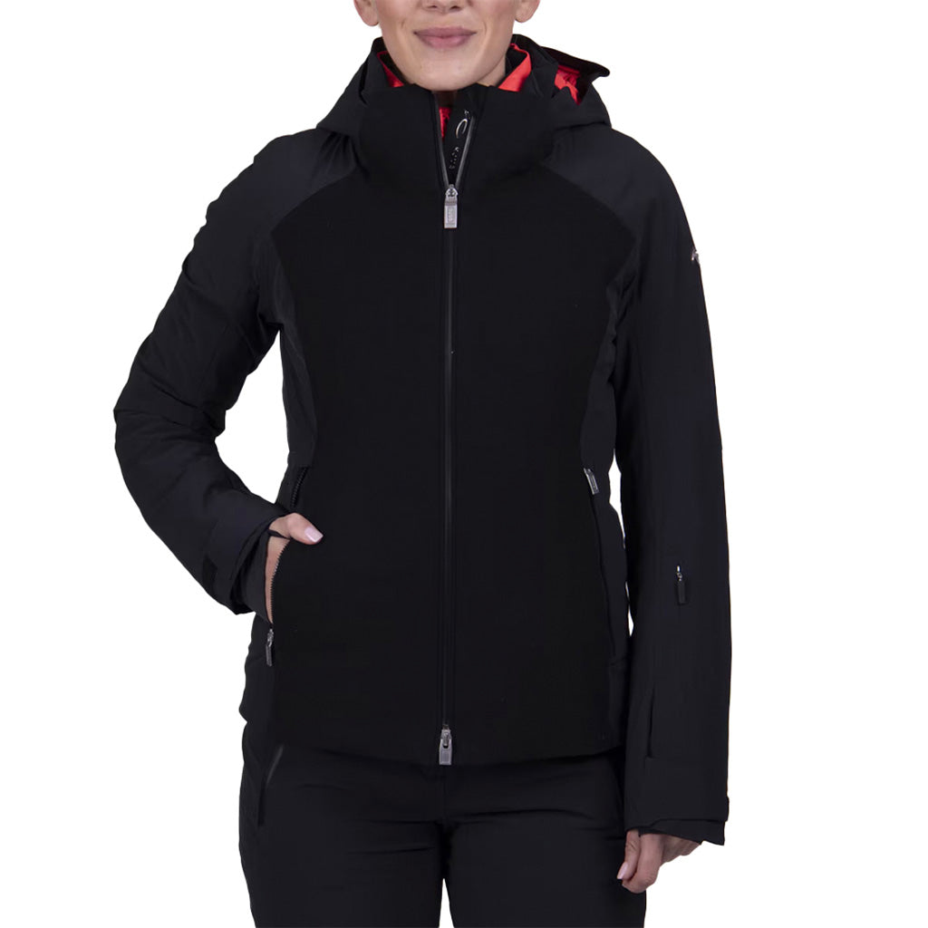 Women Solstice Jacket Black/Hibiscus Sample