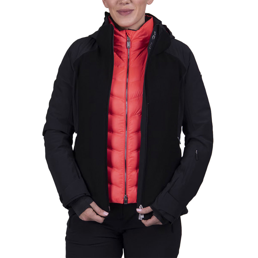 Women Solstice Jacket Black/Hibiscus Sample