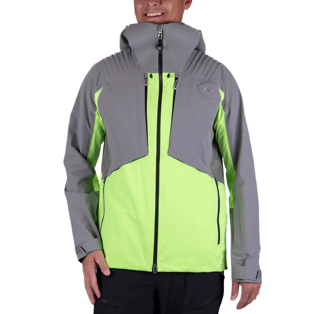 Men Lucas FRX Shell Jacket - Pewter/Solar Flare