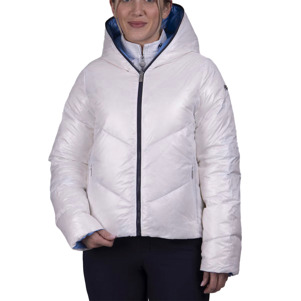 Women Backflip Jacket Blue Opal/White Sample