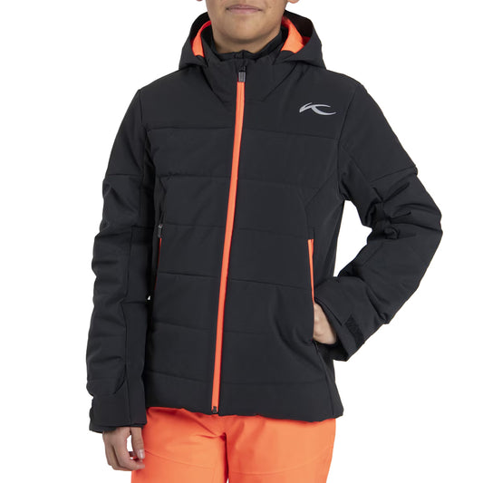 Boys Edge Jacket Black/Solar Flare SAMPLE