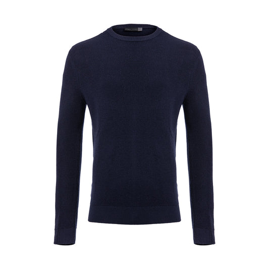 Men Retro Ski Sweater Navy/KJUS Orange SAMPLE