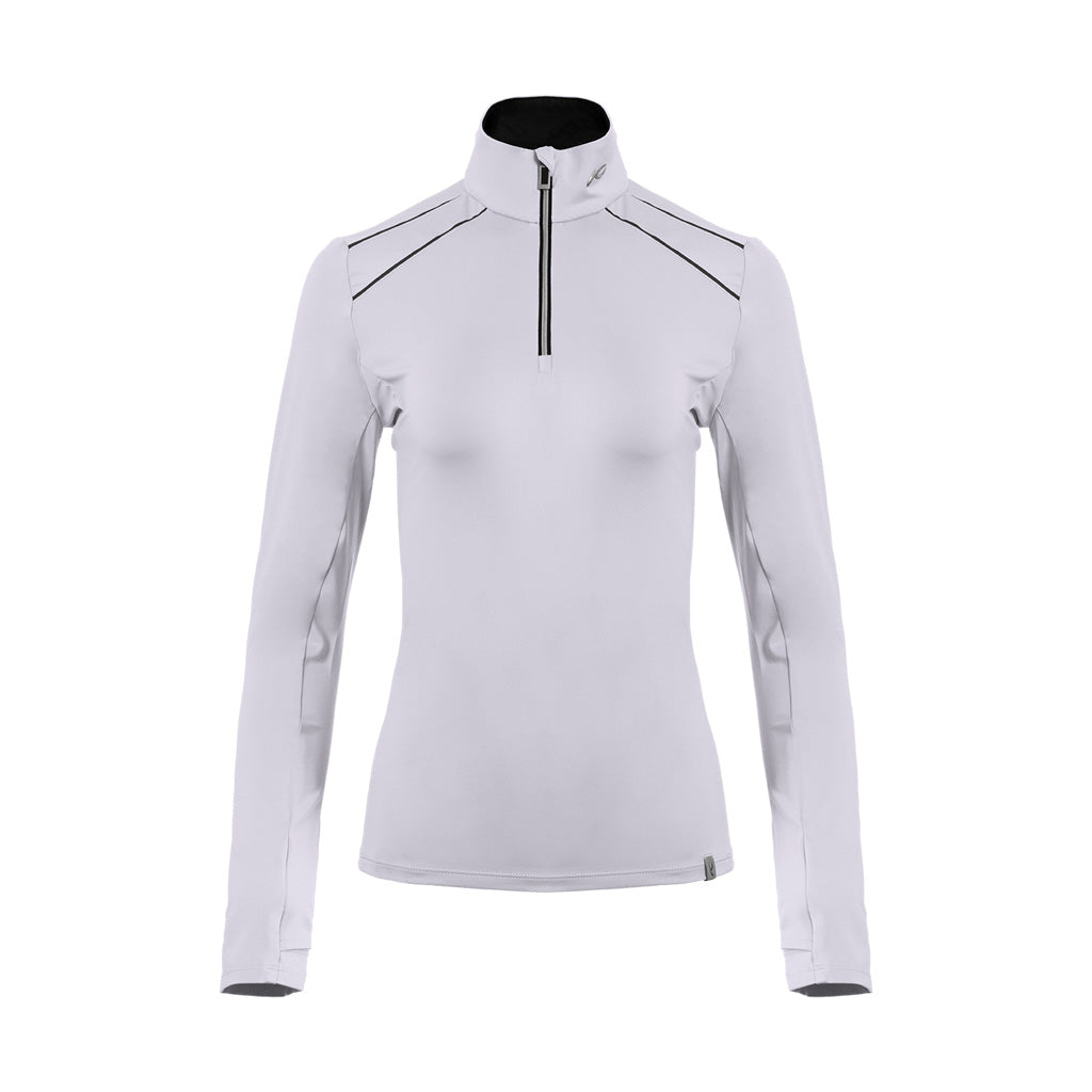 Women Downhill Midlayer White/Black SAMPLE