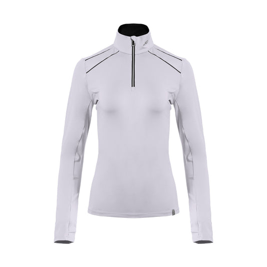 Women Downhill Midlayer White/Black SAMPLE