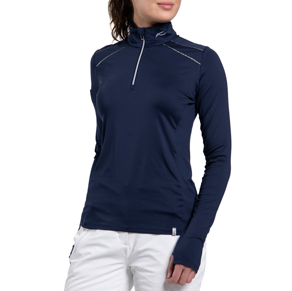 Women Downhill Midlayer Navy/Reflective SAMPLE