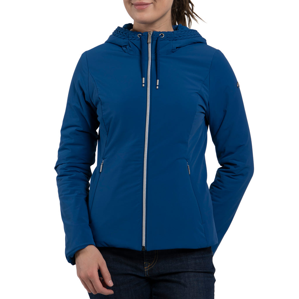 Women Elevation Hood Jacket Sapphire SAMPLE