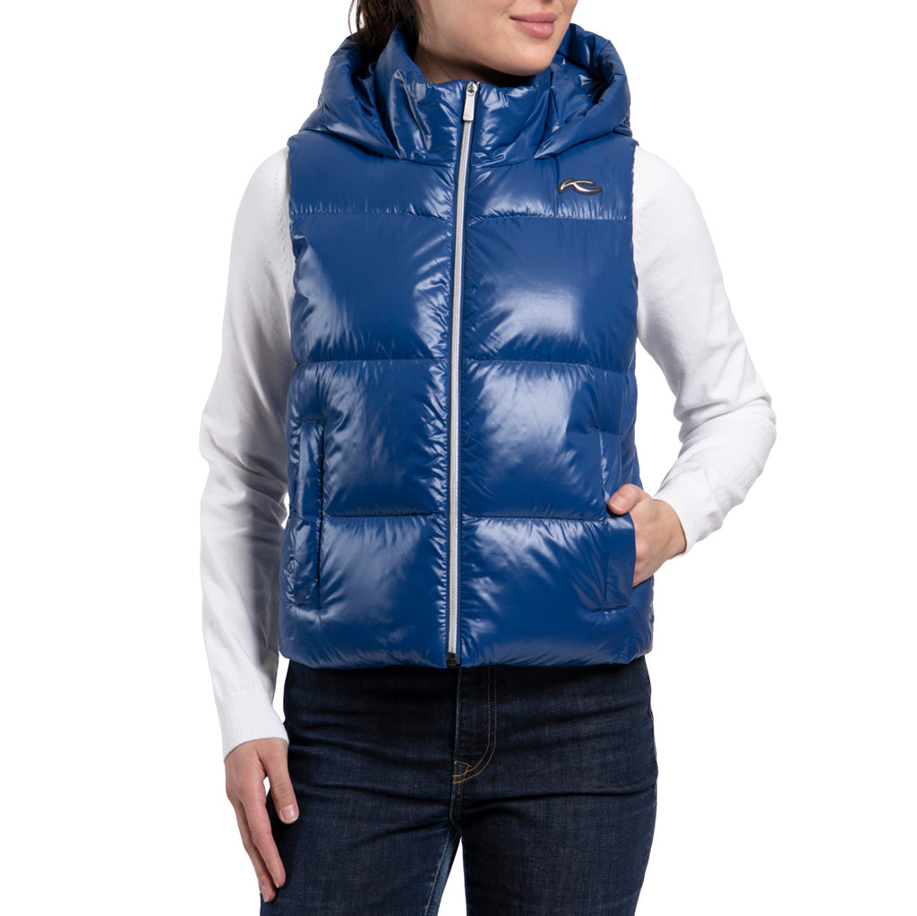 Women Vivi Shine Vest Sapphire SAMPLE