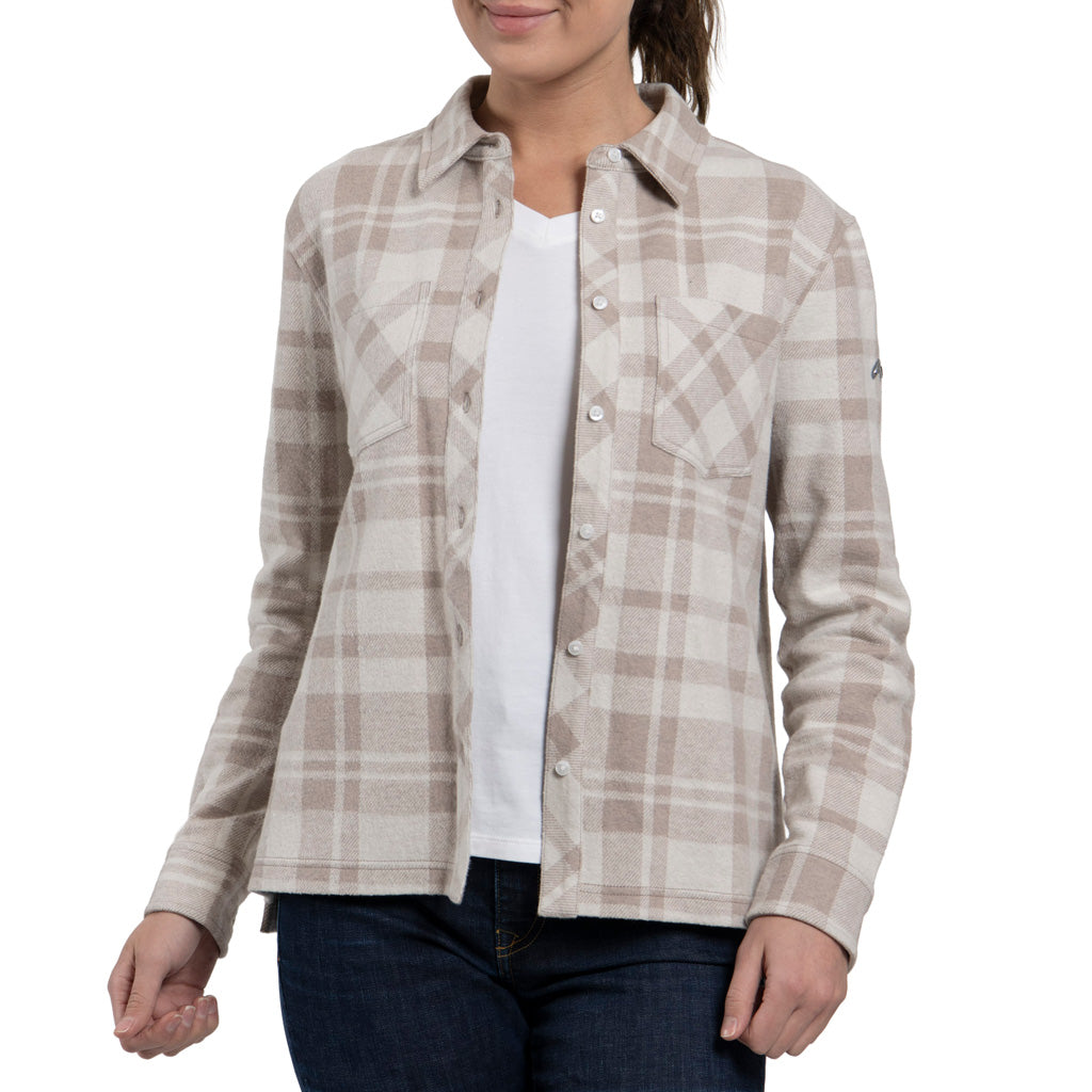 Women Yellowstone Shirt Willow/White SAMPLE